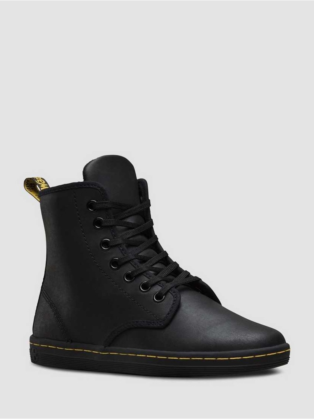 Doc Martens Shoreditch Black Canvas High Top Sneakers